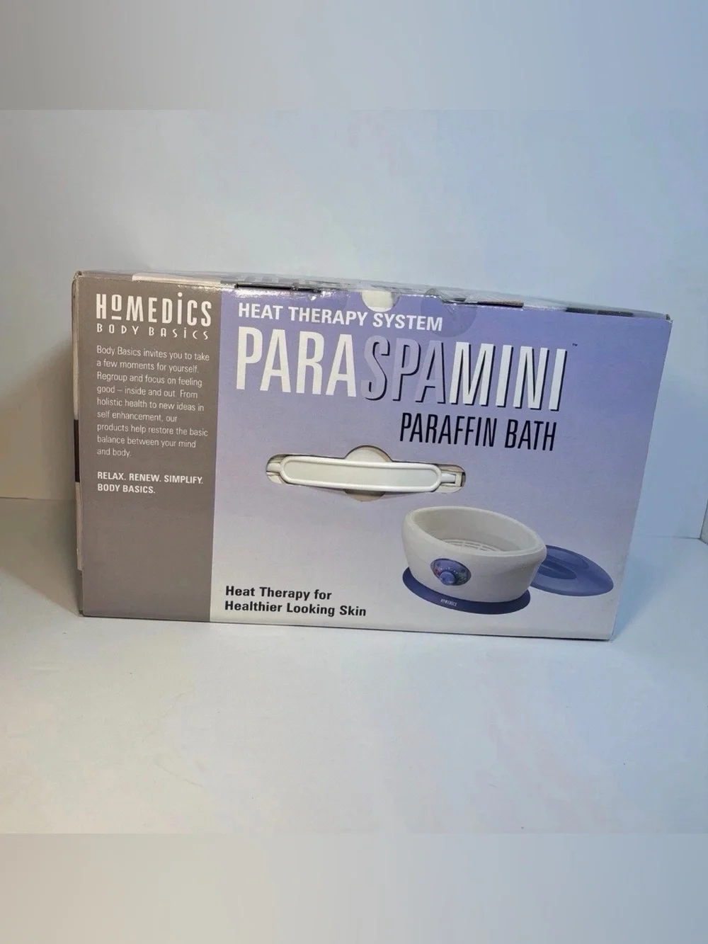 Homedics Body Basics ParaSpa Mini Heat Therapy Paraffin Bath Temp Control
